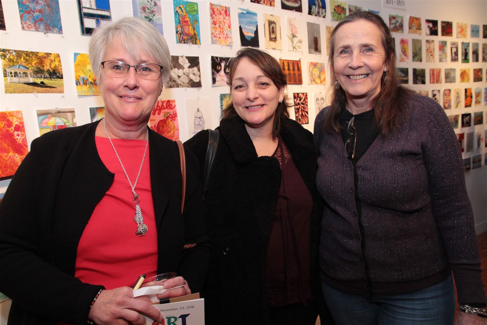 Smiles at Art Off the Wall in Carnegie Art Center